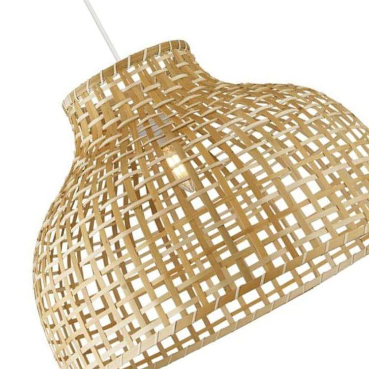 Searchlight Bali Ceiling Pendant - Bamboo Shade (B) - Comet Lighting