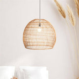 Searchlight Bali Ceiling Pendant - Rattan Shade (A) - Comet Lighting