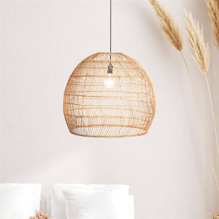 Searchlight Bali Ceiling Pendant - Rattan Shade (A) - Comet Lighting