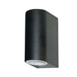 Searchlight Black 2 Light Outdoor Fixed Glass - Comet Lighting