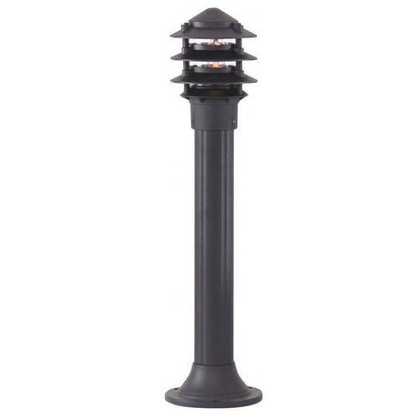 Searchlight Black Bollard Light Glass Diffuser - Comet Lighting