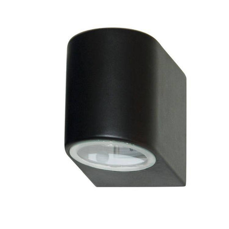 Searchlight Black Outdoor Light Fixed Glass - Comet Lighting