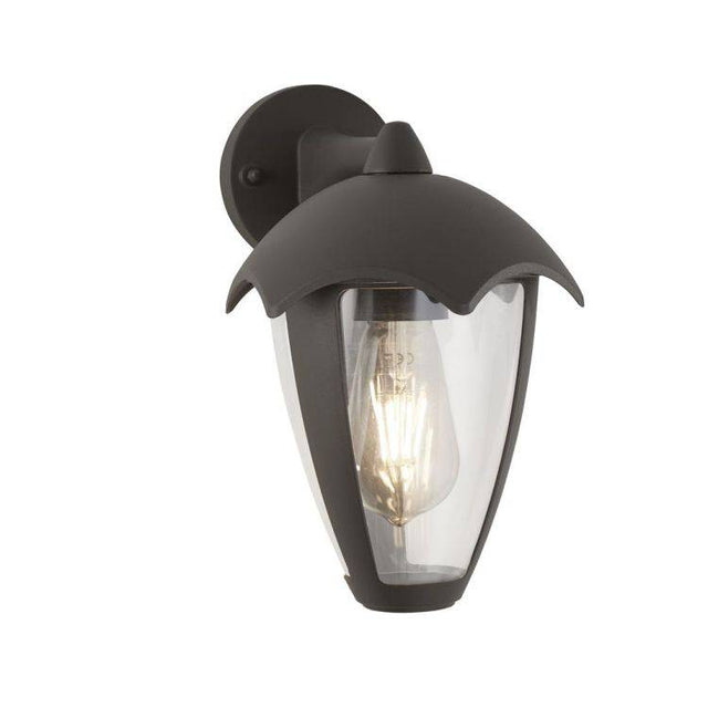 Searchlight Bluebell Outdoor Wall Light- Grey & Polycarbonate| IP44 - Comet Lighting