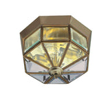 Searchlight Brass Flush Light Glass Fitting - Comet Lighting