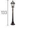 Searchlight Capri Rustic Brown Outdoor Post Lamp - Comet Lighting