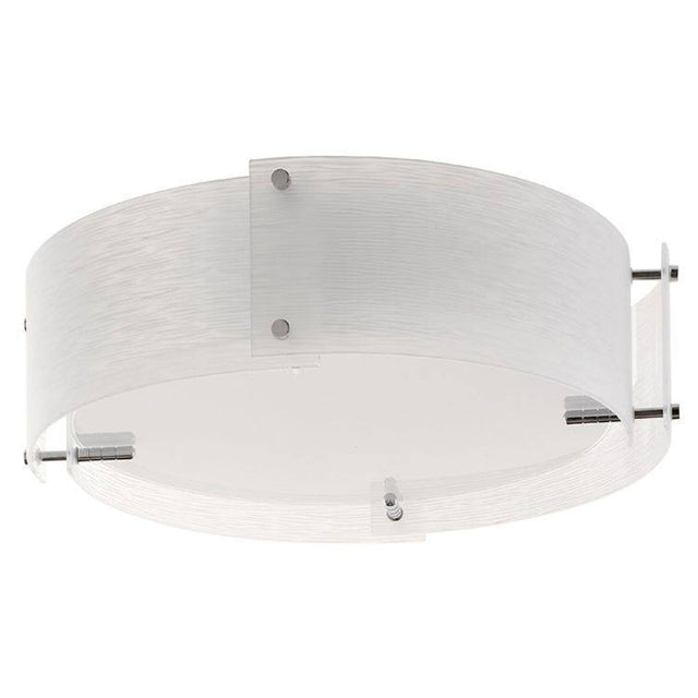 Searchlight Chrome 3 Light Fitting Glass Panels - Comet Lighting