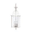 Searchlight Chrome 3 Light Lantern Glass Shade - Comet Lighting