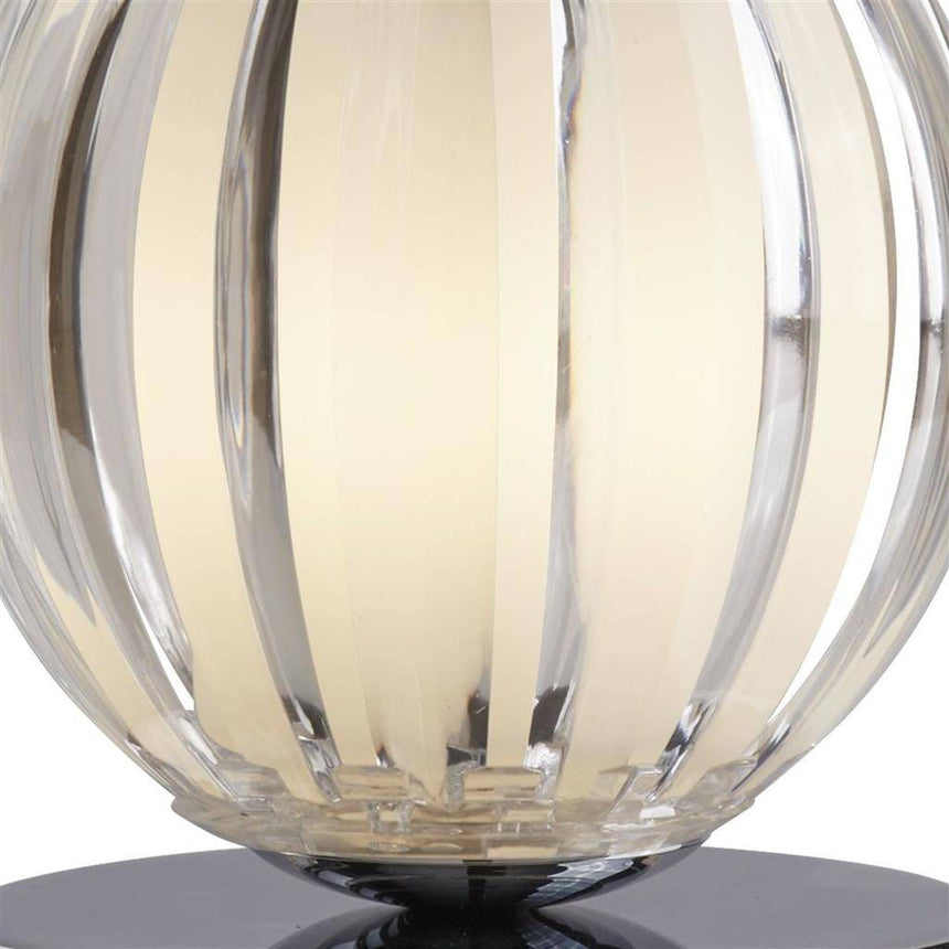 Searchlight Claw Touch Table Lamp - Frosted Glass & Chrome - Comet Lighting