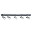 Searchlight Comet Chrome Black 5 Light Spotlight Bar - Comet Lighting