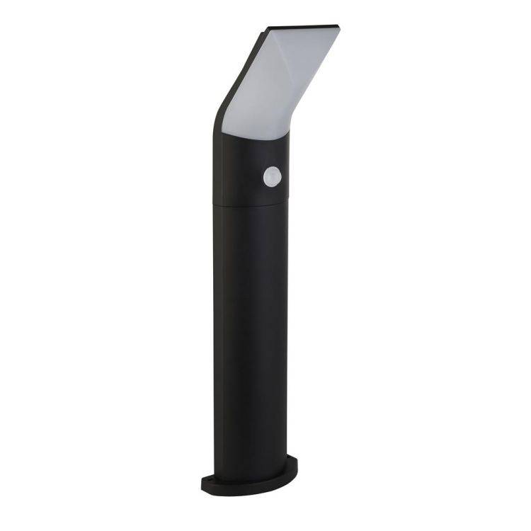 Searchlight Copenhagen Outdoor LED Post with PIR - Die Cast| Opal - Comet Lighting