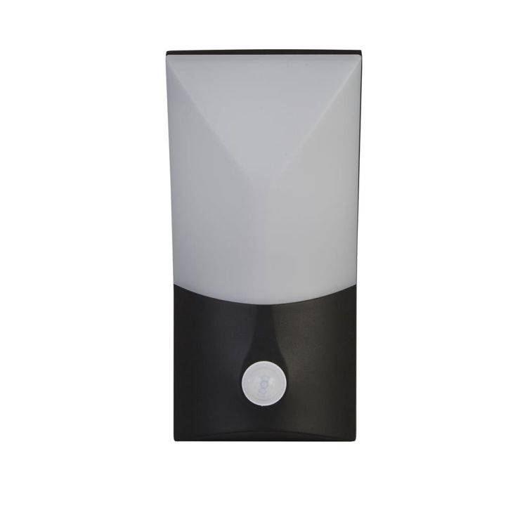 Searchlight Copenhagen Outdoor LED Wall Light| PIR - Die Cast| Opal - Comet Lighting