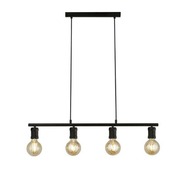 Searchlight Dance 4Lt Bar Pendant - Sand Black - Comet Lighting