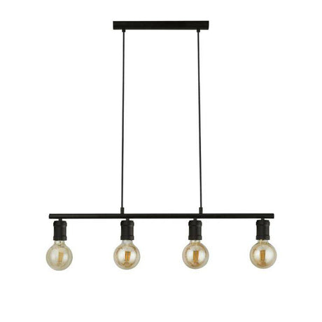 Searchlight Dance 4Lt Bar Pendant - Sand Black - Comet Lighting