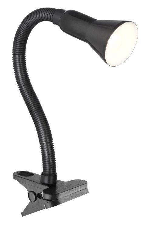 Searchlight Desk Partner Task Lamp Black Shade - Comet Lighting