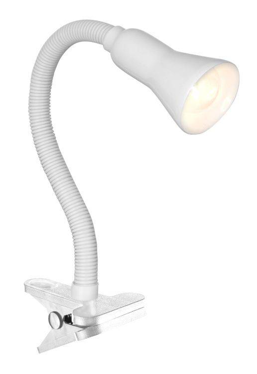 Searchlight Desk Partner Task Lamp White Shade - Comet Lighting