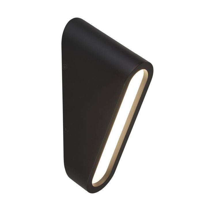 Searchlight Dover Outdoor Wall Light - Black Cast Aluminium - Comet Lighting