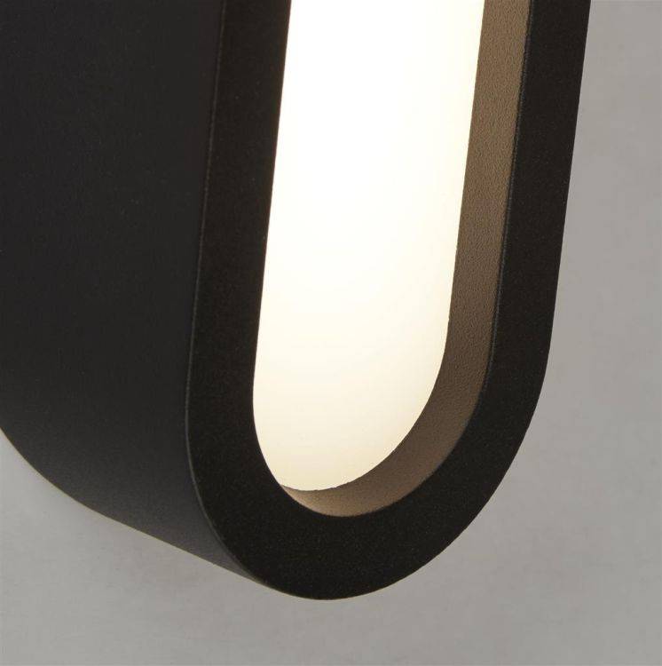 Searchlight Dover Outdoor Wall Light - Black Cast Aluminium - Comet Lighting