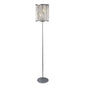 Searchlight Elise 2Lt Floor Lamp| Chrome| Crystal Drops - Comet Lighting