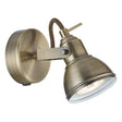 Searchlight Focus Brass Wall Spotlight - Comet Lighting