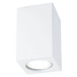 Searchlight Gypsum White Plaster Rectangular Ceiling Light - Comet Lighting