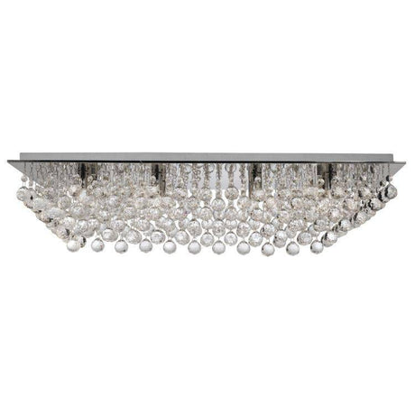 Searchlight Hanna 8 Light Semi-Flush Balls Chrome - Comet Lighting