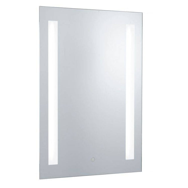 Searchlight Illuminated 2 Light Touch Bathroom Mirror - Comet Lighting