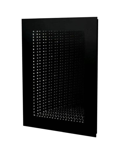 Searchlight Infinity LED Bathroom Mirror - Black| IP44 - Comet Lighting