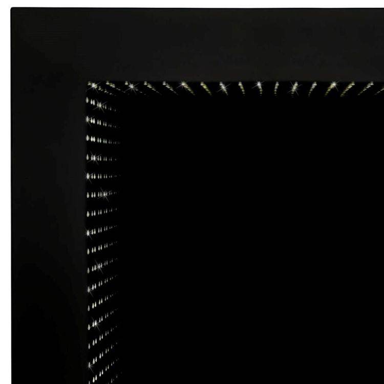 Searchlight Infinity LED Bathroom Mirror - Black| IP44 - Comet Lighting