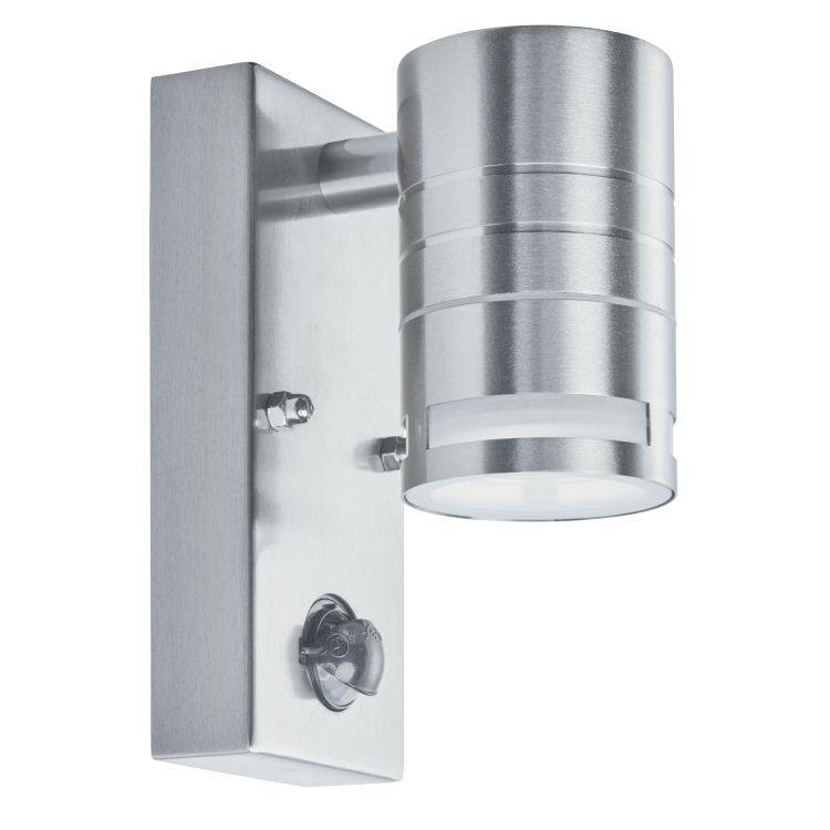 Searchlight IP44 Outdoor & Porch LED - 1 Light Wall Bracket| Stainless Steel| Motion Sensor - Comet Lighting