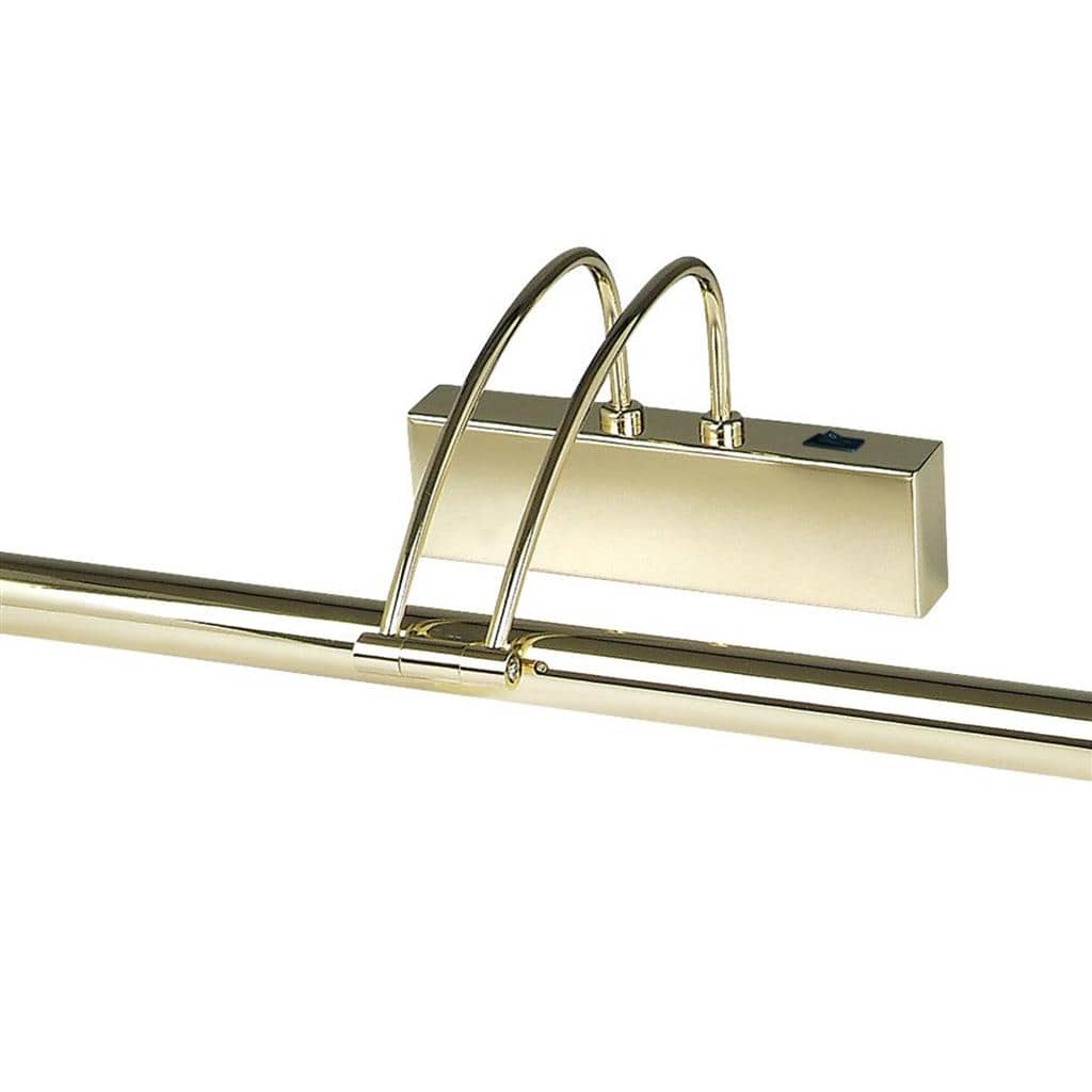 Searchlight Majorca LED Picture Light - Polished Brass - Comet Lighting