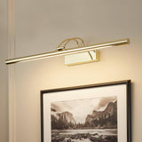 Searchlight Majorca LED Picture Light - Polished Brass - Comet Lighting