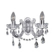 Searchlight Marie Therese Chrome 2 Light Wall Bracket Crystal - Comet Lighting