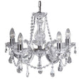 Searchlight Marie Therese Chrome 5 Light Chandelier - Comet Lighting