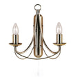 Searchlight Maypole Brass 2 Light Wall Bracket - Comet Lighting