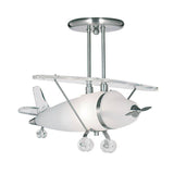 Searchlight Novelty Silver Airplane Light Glass - Comet Lighting