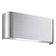 Searchlight Silver 20 Oblong Curved Wall Light - Comet Lighting