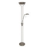 Searchlight Silver Mother Child Floor Lamp Dimmer - Comet Lighting