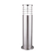 Searchlight Silver Outdoor Bollard Light Polycarbonate Diffuser - Comet Lighting