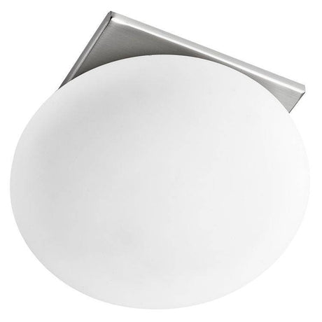 Searchlight Silver Surface Downlighter Oval Glass - Comet Lighting