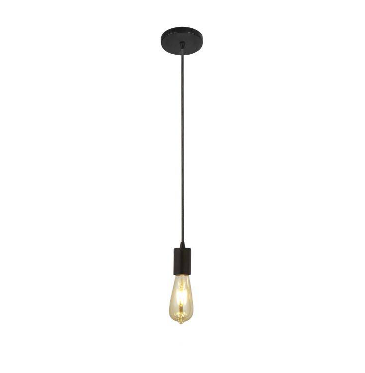 Searchlight Squiggle 1Lt Pendant Black - Comet Lighting