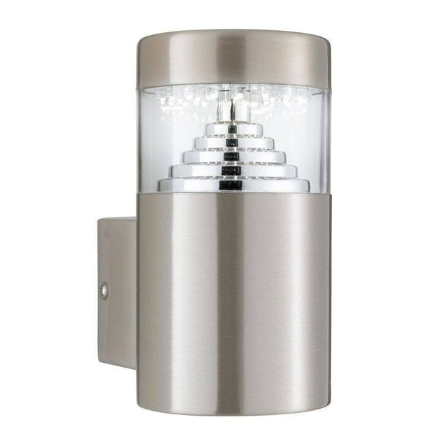 Searchlight Stainless Steel 30 Outdoor Wall Light ClearDiffuser - Comet Lighting