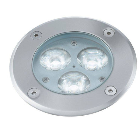 Searchlight Stainless Steel IP67 3 Light Outdoor Walkover Glass - Comet Lighting