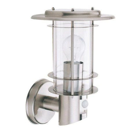 Searchlight Stainless Steel Outdoor Light Motion Sensor - Comet Lighting