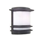 Searchlight Stroud Black Outdoor Post Light Polycarbonate Diffuser - Comet Lighting