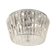 Searchlight Tiara 3Lt Fush| Chome With Crystal Glass - Comet Lighting