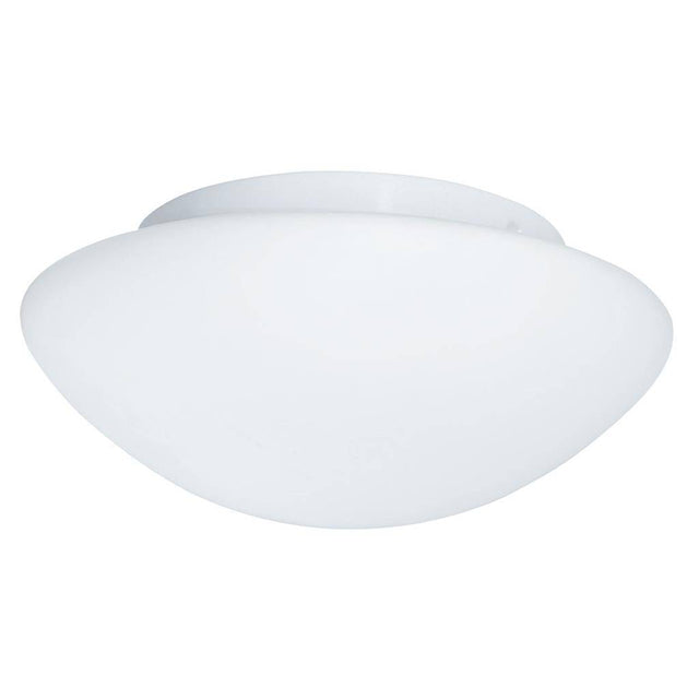 Searchlight Tokyo 2Lt Bathroom Flush - White Opal Glass| IP44 - Comet Lighting