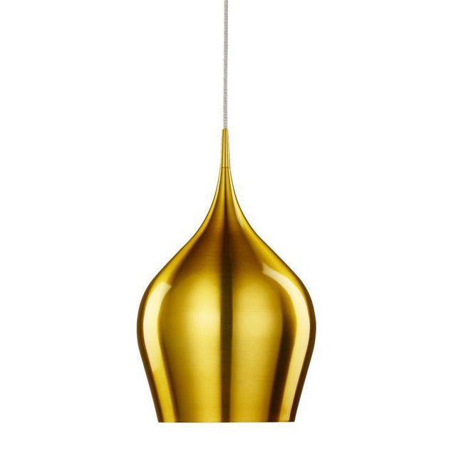 Searchlight Vibrant Large Pendant - Gold Aluminium - Comet Lighting