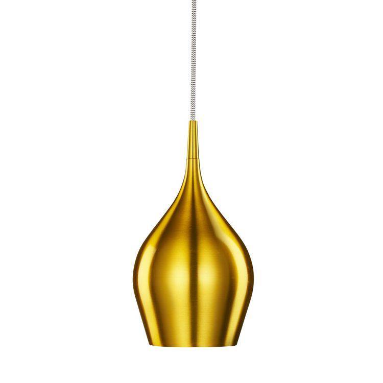 Searchlight Vibrant Pendant - Gold Aluminium - Comet Lighting