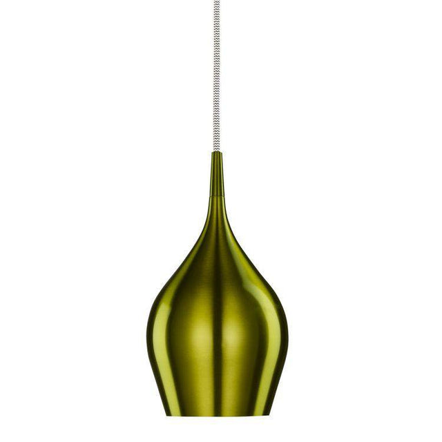 Searchlight Vibrant Pendant - Green Aluminium - Comet Lighting