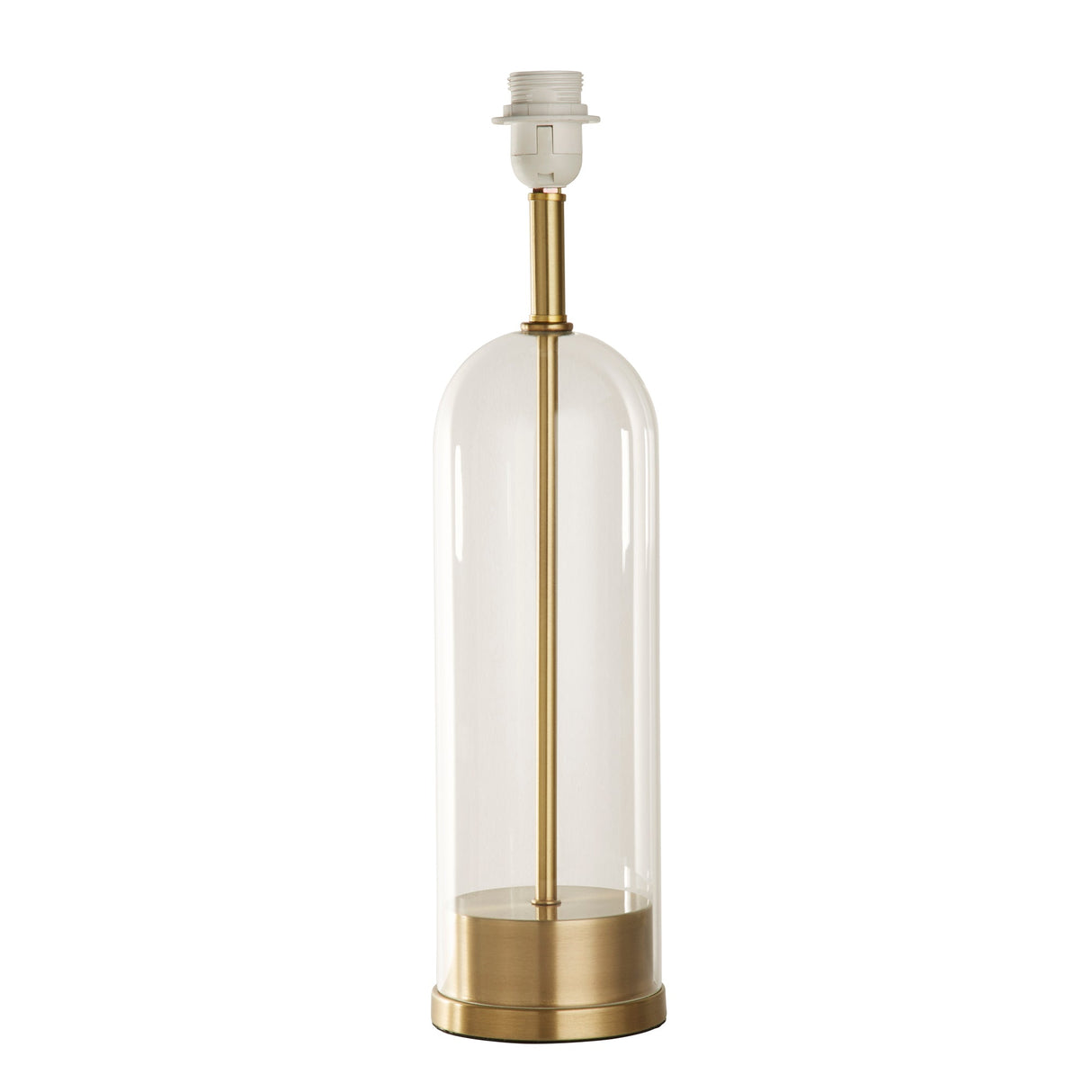 Base Only - Oxford Table Lamp - Brass Metal & Glass - Comet Lighting